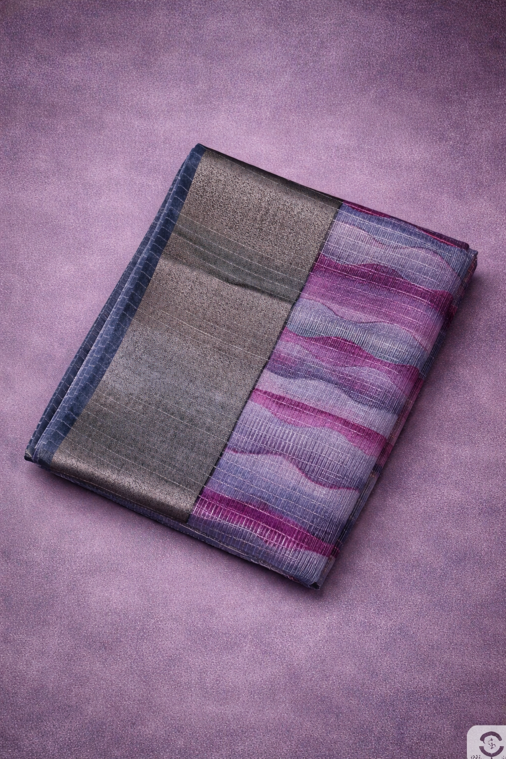 Fancy Stripe Print Saree Online | Lightweight Designer Saree