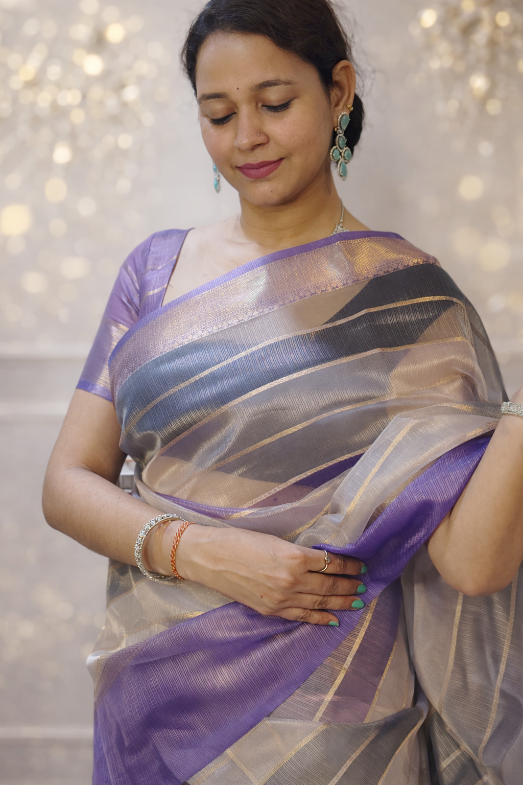 Iksara Pati Handloom Kalamkari Saree