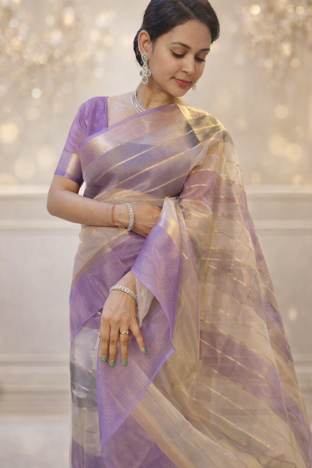 Iksara Pati Handloom Kalamkari Saree
