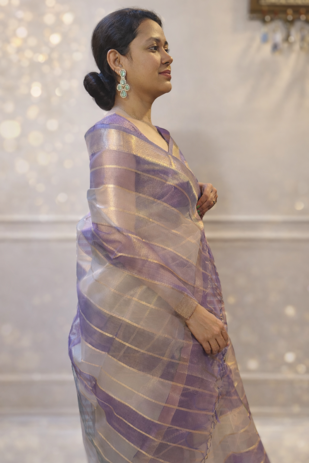 Iksara Pati Handloom Kalamkari Saree